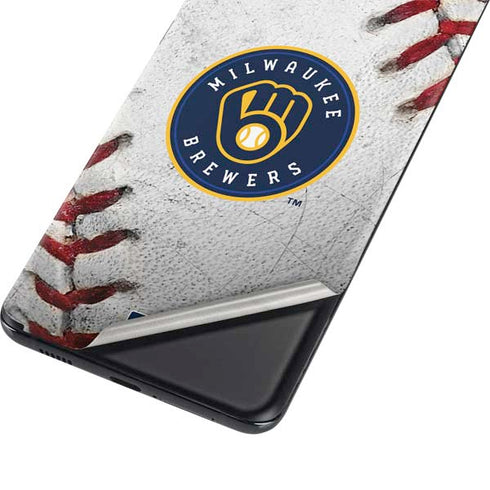 MLB Milwaukee Brewers Game Ball Galaxy S21 Plus 5G Skin