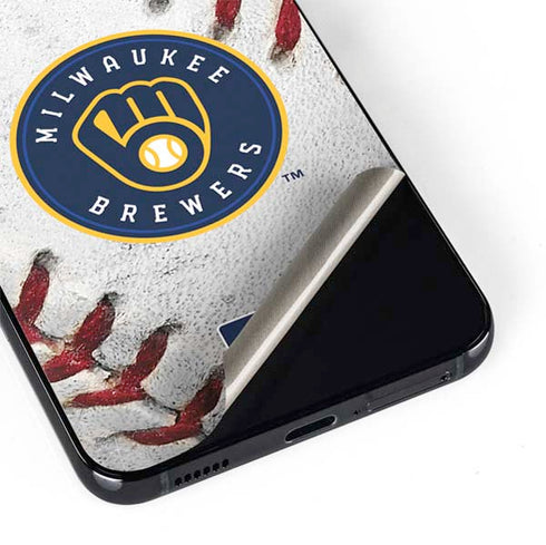 MLB Milwaukee Brewers Game Ball Galaxy S22 Plus Skin