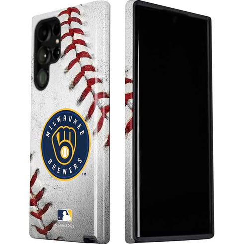 MLB Milwaukee Brewers Game Ball Galaxy S22 Ultra Pro Case