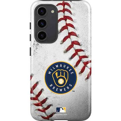 MLB Milwaukee Brewers Game Ball Galaxy S23 Plus Pro Case