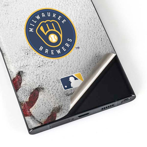 MLB Milwaukee Brewers Game Ball Galaxy S23 Ultra Skin