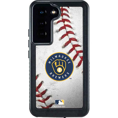MLB Milwaukee Brewers Game Ball Galaxy S23 Waterproof Case