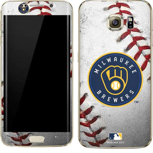 MLB Milwaukee Brewers Game Ball Galaxy S7 Edge Skin