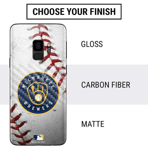 MLB Milwaukee Brewers Game Ball Galaxy S9 Skin
