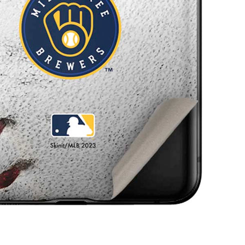 MLB Milwaukee Brewers Game Ball Galaxy Z Flip Skin