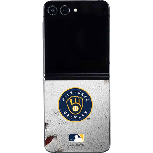 MLB Milwaukee Brewers Game Ball Galaxy Z Flip5 5G Skin