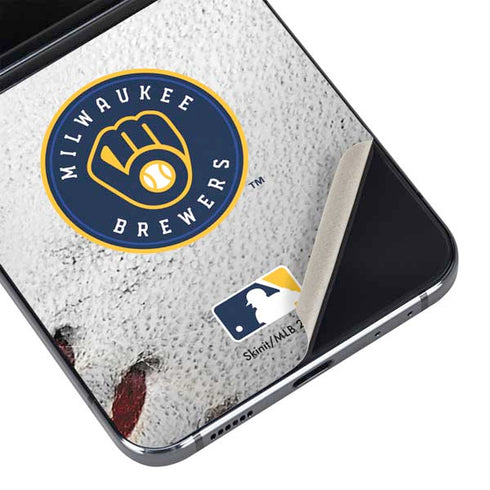 MLB Milwaukee Brewers Game Ball Galaxy Z Flip5 5G Skin
