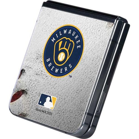 MLB Milwaukee Brewers Game Ball Galaxy Z Flip5 5G Skin