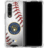 MLB Milwaukee Brewers Game Ball Galaxy Z Fold4 5G Clear Case
