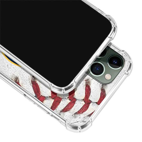 MLB Milwaukee Brewers Game Ball iPhone 11 Pro Max Clear Case