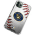 MLB Milwaukee Brewers Game Ball iPhone 11 Pro Max Clear Case