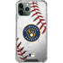 MLB Milwaukee Brewers Game Ball iPhone 11 Pro Max Clear Case