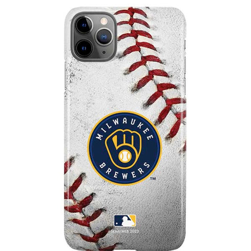 MLB Milwaukee Brewers Game Ball iPhone 11 Pro Max Lite Case