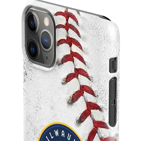 MLB Milwaukee Brewers Game Ball iPhone 11 Pro Max Lite Case