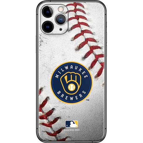 MLB Milwaukee Brewers Game Ball iPhone 11 Pro Skin