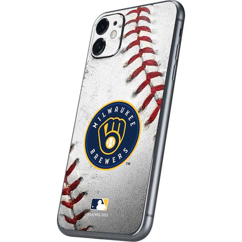 MLB Milwaukee Brewers Game Ball iPhone 11 Skin