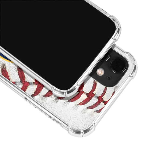 MLB Milwaukee Brewers Game Ball iPhone 12 Mini Clear Case