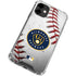 MLB Milwaukee Brewers Game Ball iPhone 12 Mini Clear Case