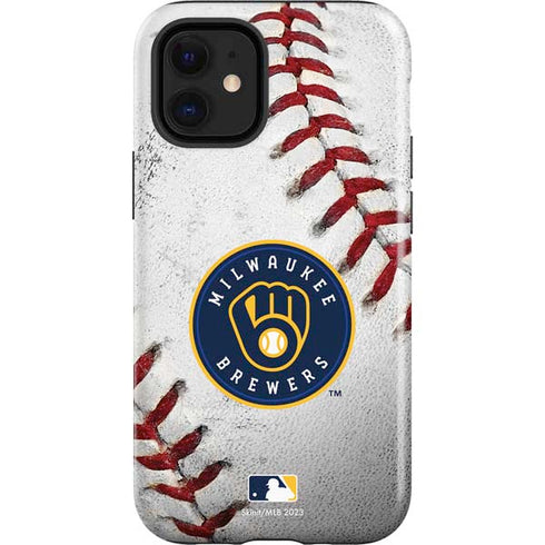 MLB Milwaukee Brewers Game Ball iPhone 12 Mini Impact Case
