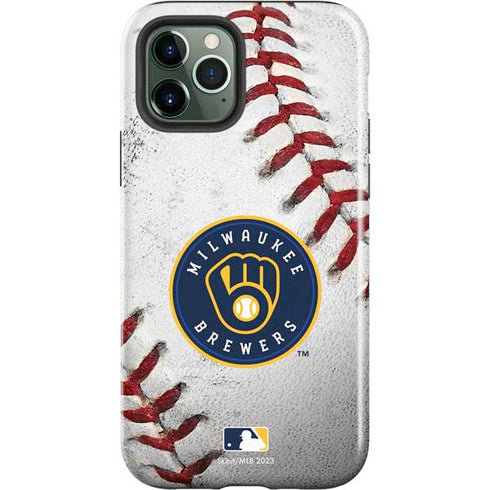 MLB Milwaukee Brewers Game Ball iPhone 12 Pro Impact Case