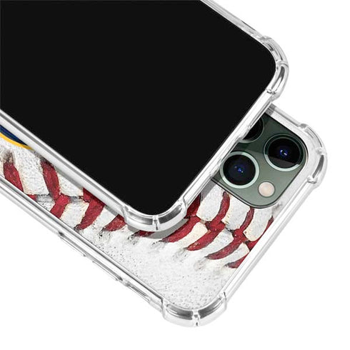 MLB Milwaukee Brewers Game Ball iPhone 12 Pro Max Clear Case