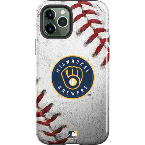 MLB Milwaukee Brewers Game Ball iPhone 12 Pro Max Impact Case
