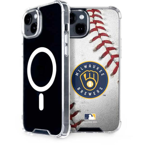 MLB Milwaukee Brewers Game Ball iPhone 13 MagSafe Case