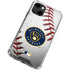 MLB Milwaukee Brewers Game Ball iPhone 14 Clear Case