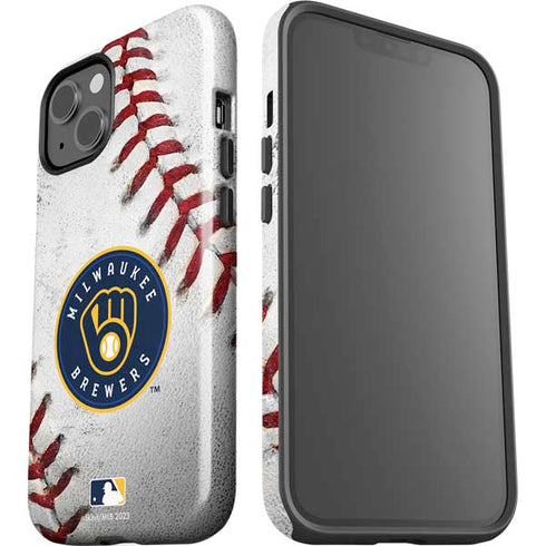MLB Milwaukee Brewers Game Ball iPhone 15 Impact Case