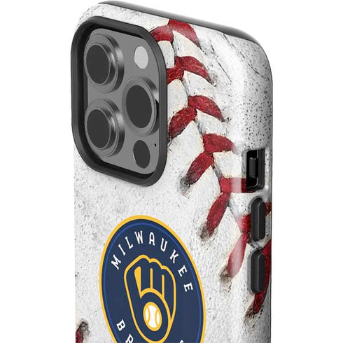 MLB Milwaukee Brewers Game Ball iPhone 14 Pro Impact Case