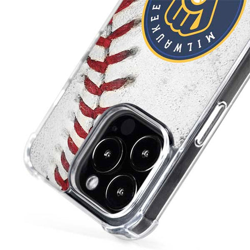 MLB Milwaukee Brewers Game Ball iPhone 15 Pro Max MagSafe Case