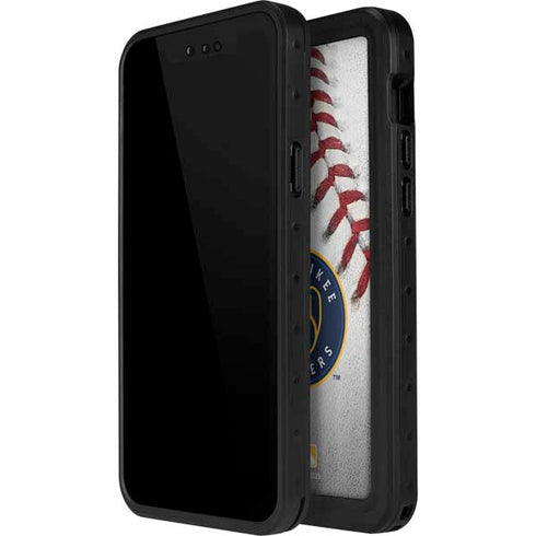 MLB Milwaukee Brewers Game Ball iPhone 14 Pro Max Waterproof Case