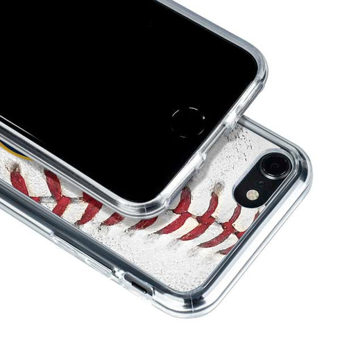MLB Milwaukee Brewers Game Ball iPhone SE (2nd & 3rd Gen) Clear Case