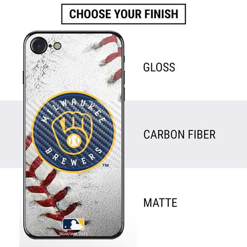 MLB Milwaukee Brewers Game Ball iPhone SE (2nd & 3rd Gen) Skin