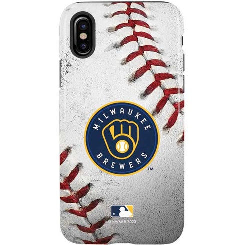 MLB Milwaukee Brewers Game Ball iPhone X Pro Case