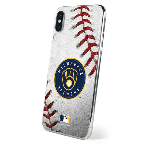 MLB Milwaukee Brewers Game Ball iPhone X Skin