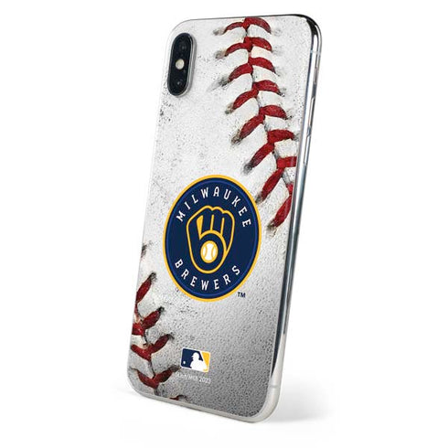 MLB Milwaukee Brewers Game Ball iPhone XS Skin
