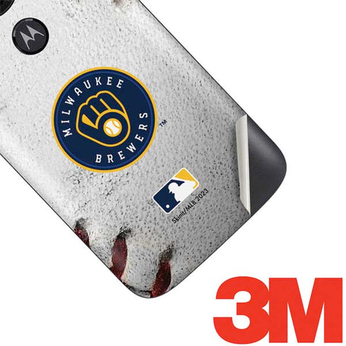 MLB Milwaukee Brewers Game Ball Moto E5 Play Skin