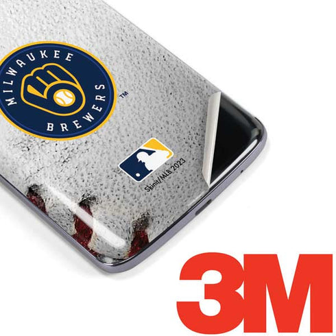 MLB Milwaukee Brewers Game Ball Moto E5 Plus Skin