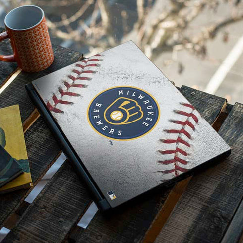 MLB Milwaukee Brewers Game Ball MSI GS65 Stealth Laptop Skin