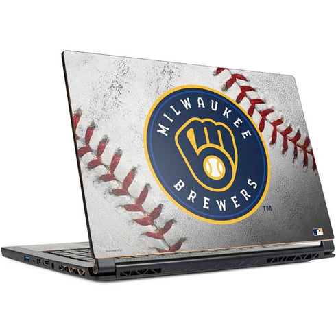 MLB Milwaukee Brewers Game Ball MSI GS65 Stealth Laptop Skin