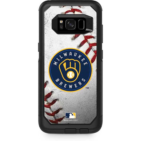 MLB Milwaukee Brewers Game Ball Otterbox Commuter Galaxy Skin