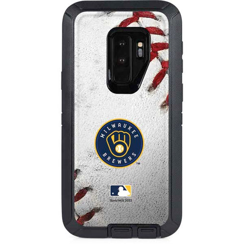 MLB Milwaukee Brewers Game Ball Otterbox Defender Galaxy Skin