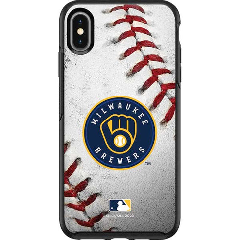 MLB Milwaukee Brewers Game Ball Otterbox Symmetry iPhone Skin