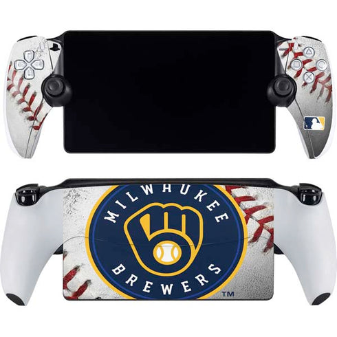MLB Milwaukee Brewers Game Ball PlayStation Portal Remote Player Skin