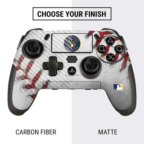 MLB Milwaukee Brewers Game Ball PlayStation Scuf Vantage 2 Controller Skin