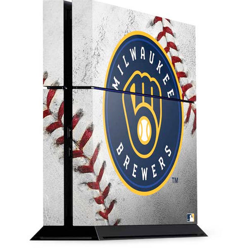 MLB Milwaukee Brewers Game Ball PS4 Console Skin