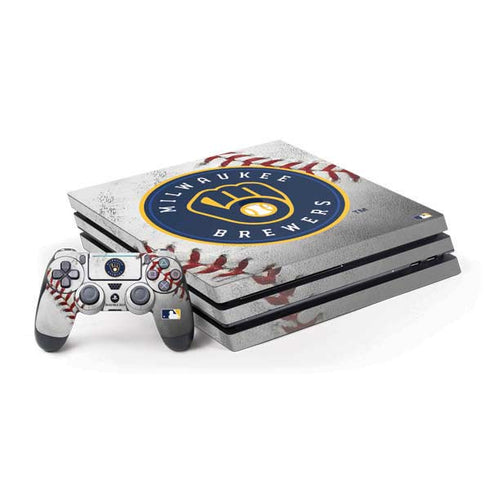 MLB Milwaukee Brewers Game Ball PS4 Pro Bundle Skin