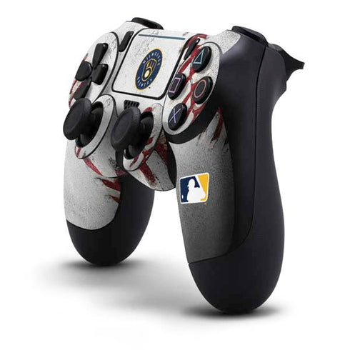 MLB Milwaukee Brewers Game Ball PS4 Pro/Slim Controller Skin
