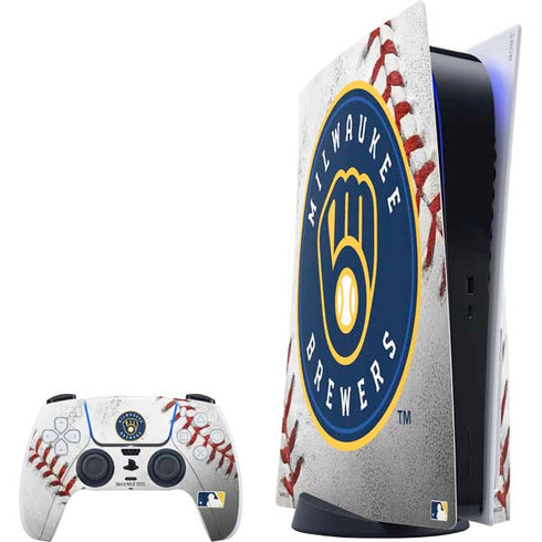 MLB Milwaukee Brewers Game Ball PS5 Bundle Skin